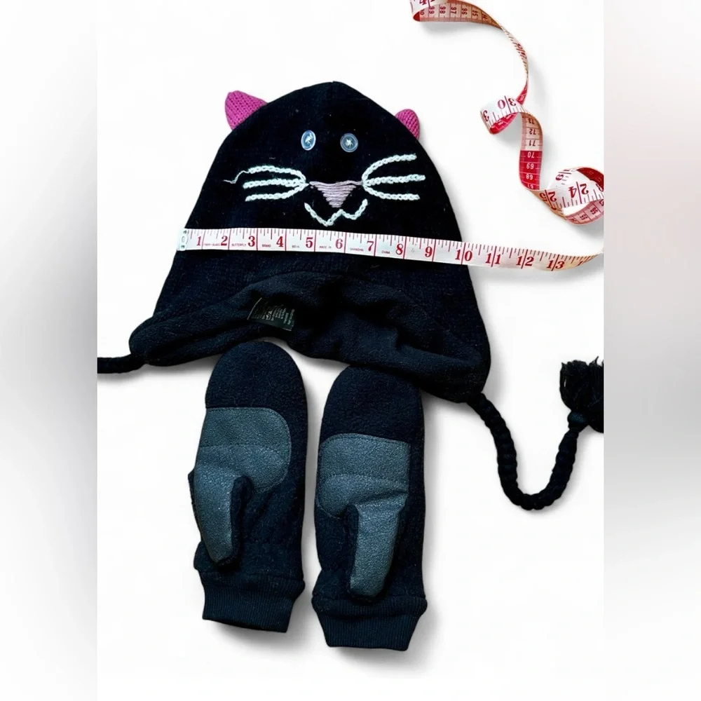 Land’s End Kids Gloves with Kitty Hat
